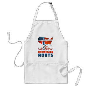 American Norwegian Roots Adult Apron
