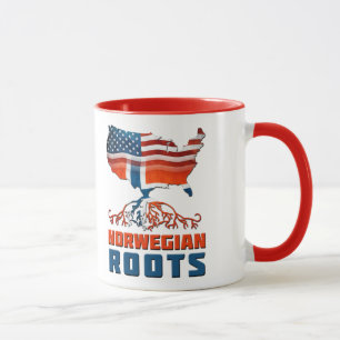 American Norwegian Roots Mug