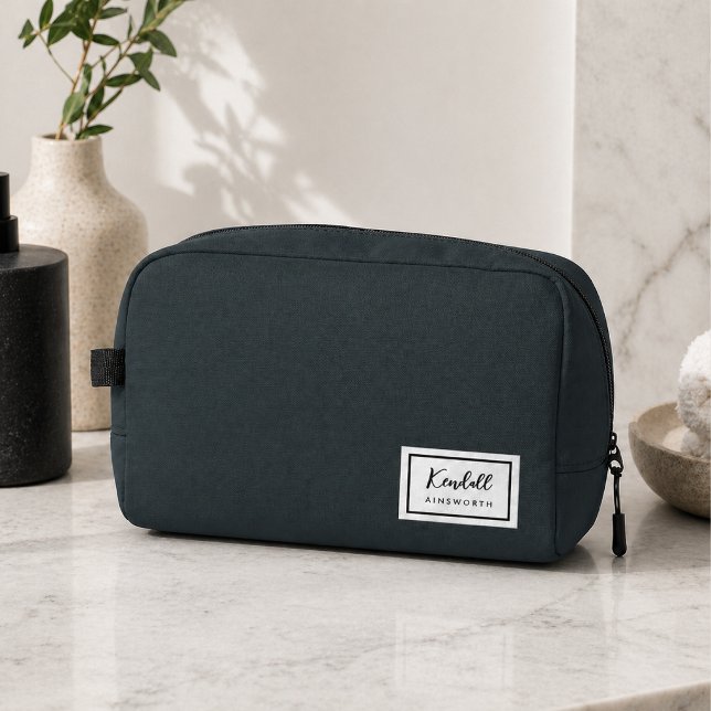 American Nostalgia Classic Simple Minimal Green Dopp Kit (Creator Uploaded)