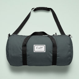 American Nostalgia Classic Simple Minimal Green Duffle Bag