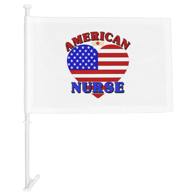 American Nurse Car Flag (Front)