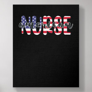 American Nurse Million Nurse March RN 1 Foam Core Photo Tile