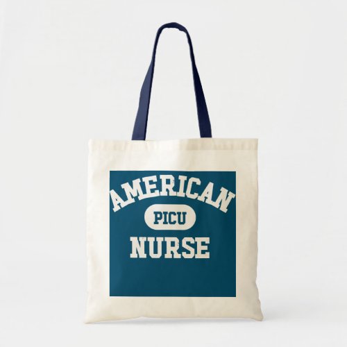 American Nurse PICU Nurse 4th Of July  Tote Bag