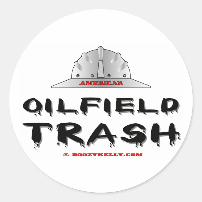 American Oilfield Trash Sticker (Front)