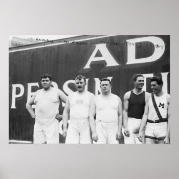 American Olympians In Stockholm  1912 Poster by Photoblog at Zazzle