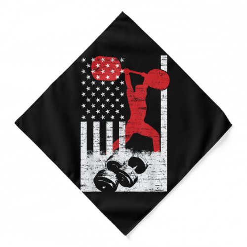 American Olympic Weightlifting Bandana