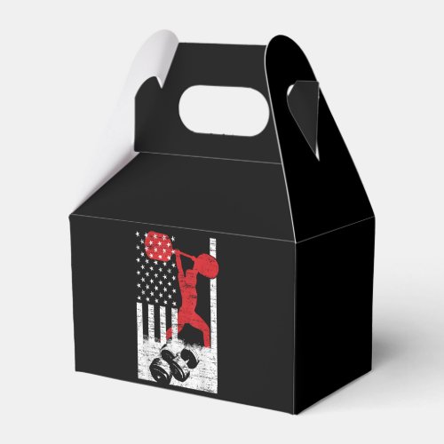 American Olympic Weightlifting Favor Boxes