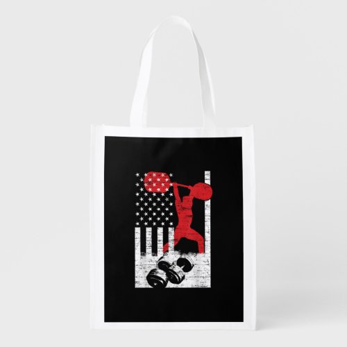 American Olympic Weightlifting Grocery Bag