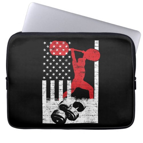 American Olympic Weightlifting Laptop Sleeve