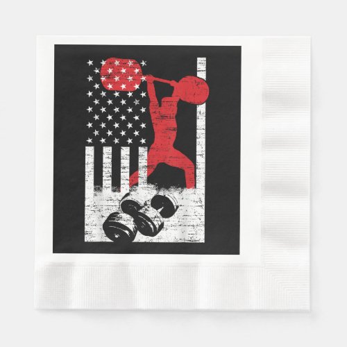 American Olympic Weightlifting Napkins