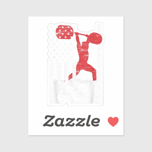 American Olympic Weightlifting Sticker (Sheet)