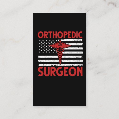 American Orthopedic Surgeon Business Card