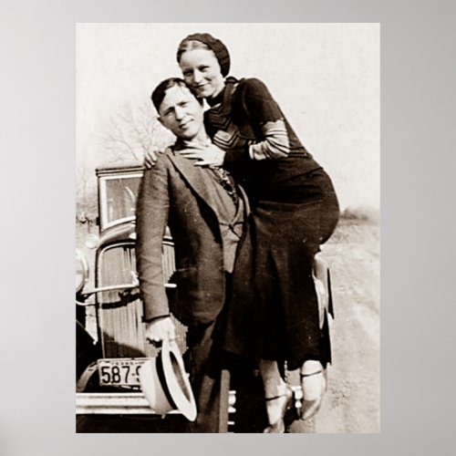 American Outlaws Bonnie  Clyde The Barrow Gang  Poster
