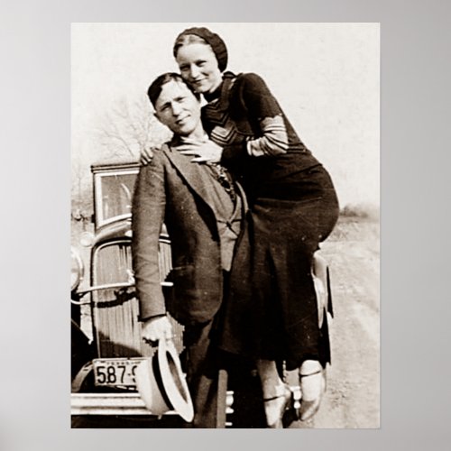 American Outlaws Bonnie  Clyde The Barrow Gang  Poster