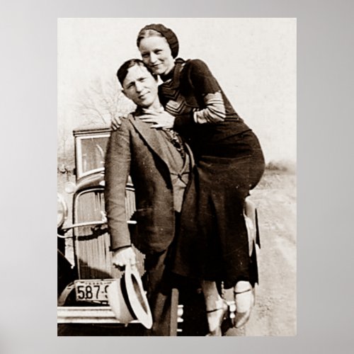 American Outlaws Bonnie  Clyde The Barrow Gang Poster