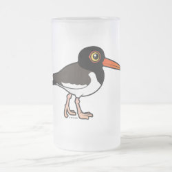 American Oystercatcher Frosted Glass Mug