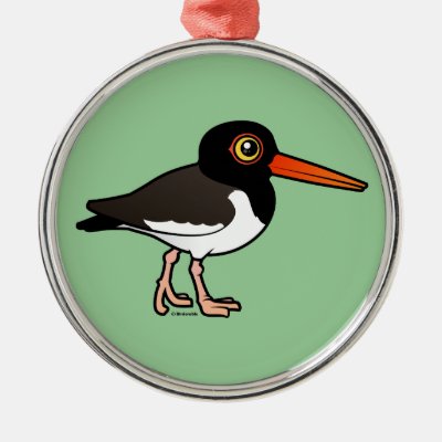 American Oystercatcher Metal Ornament