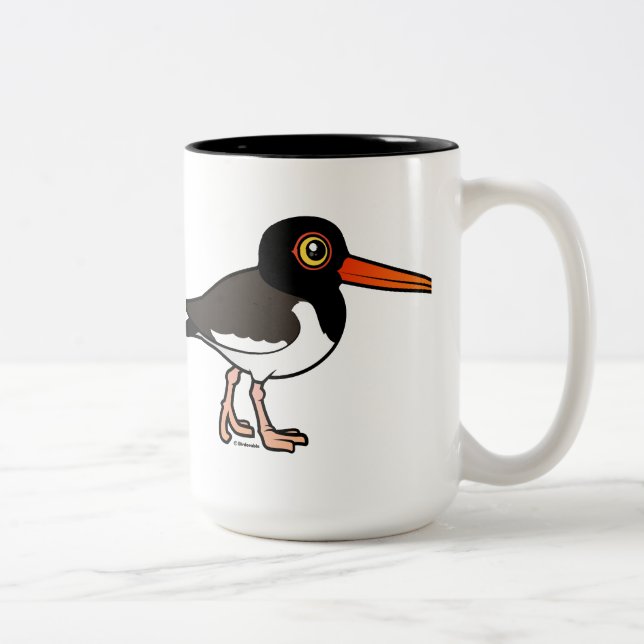 American Oystercatcher Two-Tone Coffee Mug (Right)
