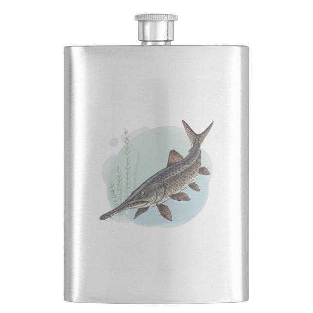 American Paddlefish Flask (Front)