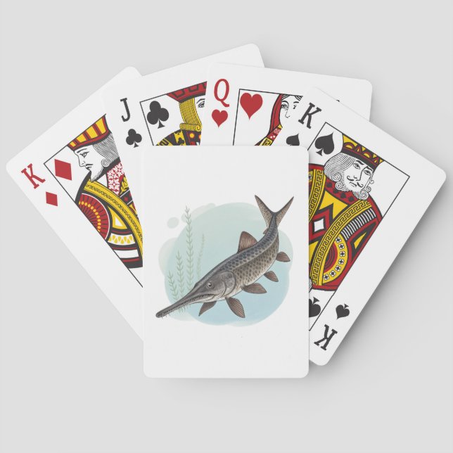 American Paddlefish Poker Cards (Back)