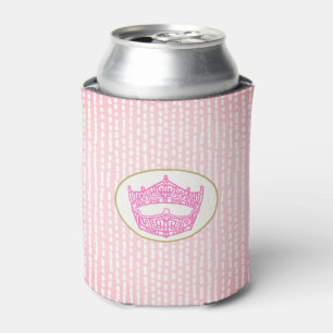 American pageant crown can cozy can cooler