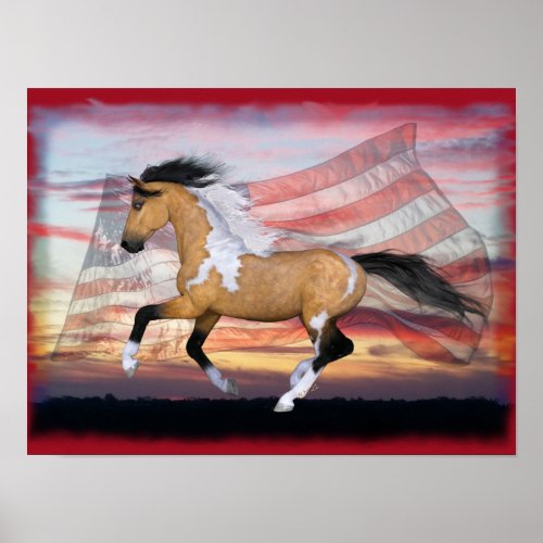 American Paint Horse poster value print