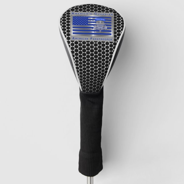 American Paratrooper : America's Guardian" Golf Head Cover (Front)