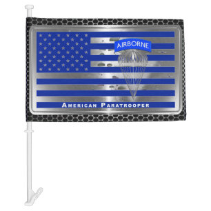 American Paratrooper Steel US Flag