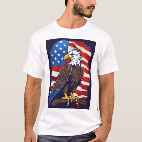 American Parrot style mens  T_Shirt