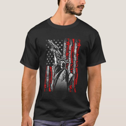 American Patriot 2Nd Amendment Gun Rights T_Shirt