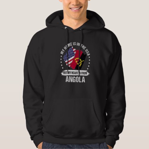 American Patriot Angola Flag American Angolan Root Hoodie