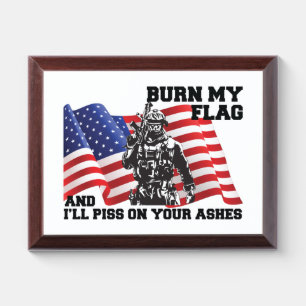 American Patriot Award Plaque