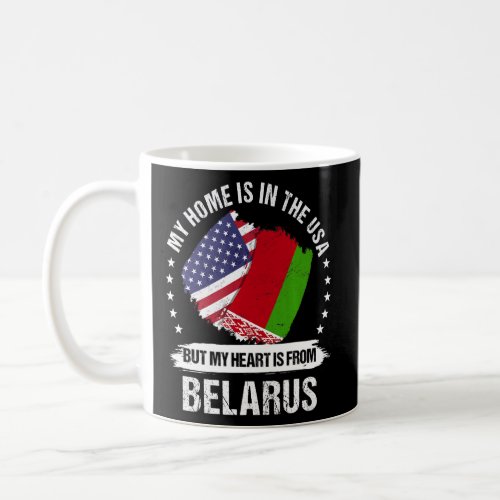 American Patriot Belarus Flag American Belarusian  Coffee Mug