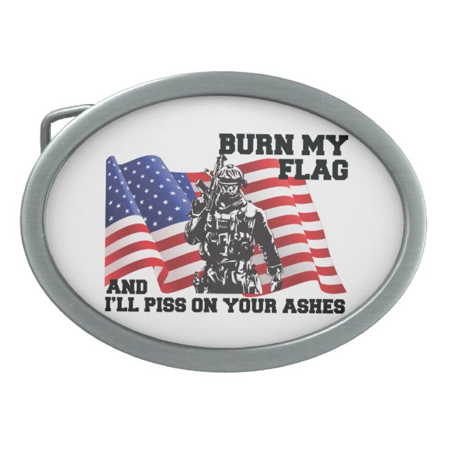 American Patriot  Belt Buckle (Front)