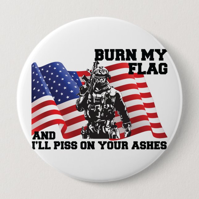 American Patriot  Button (Front)