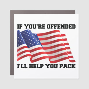 American patriot car magnet