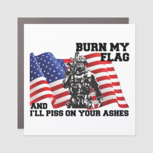 American Patriot Car Magnet