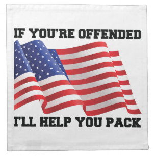American patriot  cloth napkin