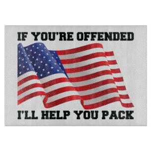 American patriot cutting board