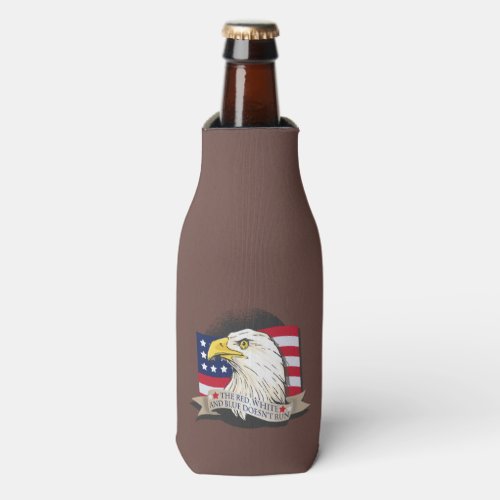 American Patriot Eagle  Bottle Cooler