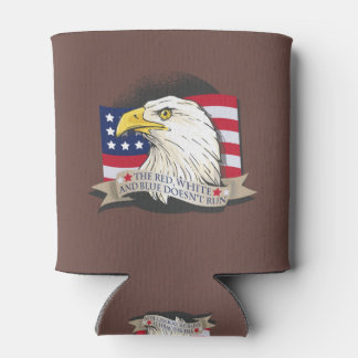 American Patriot Eagle Can Cooler