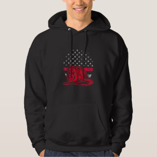 American Patriot Firefighter Kneel Proud Patriotic Hoodie