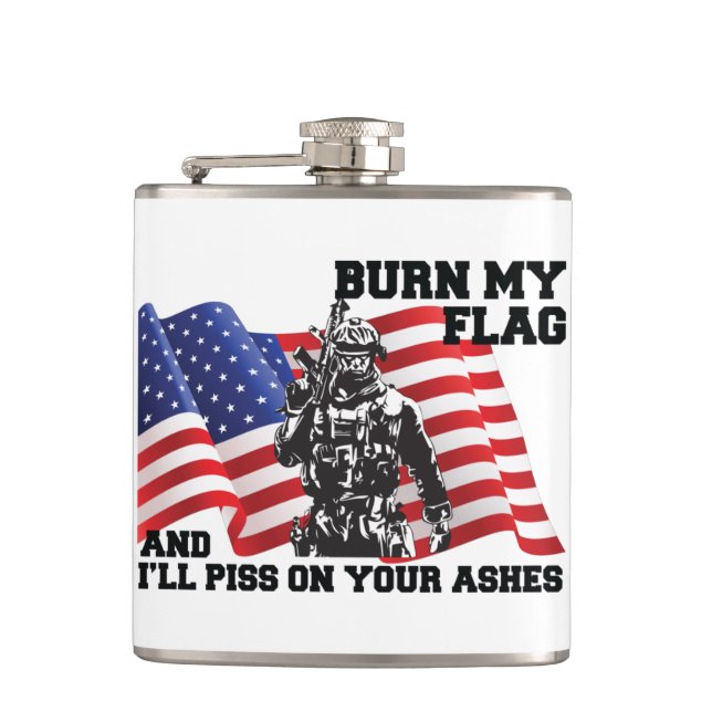 American Patriot  Flask (Front)