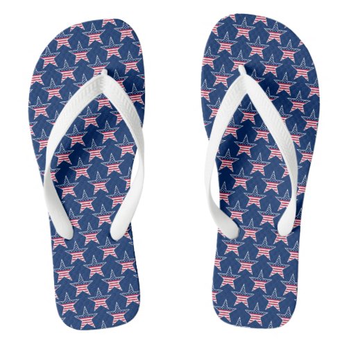 American Patriot  Flip Flops