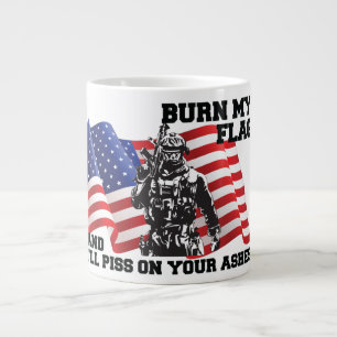 American Patriot Giant Coffee Mug