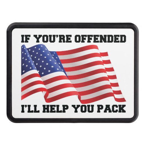 American patriot  hitch cover