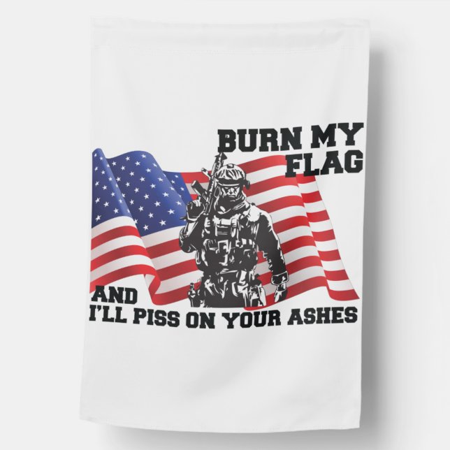 American Patriot  House Flag (Front)