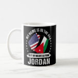 American Patriot Jordan Flag American Jordanian Ro Coffee Mug