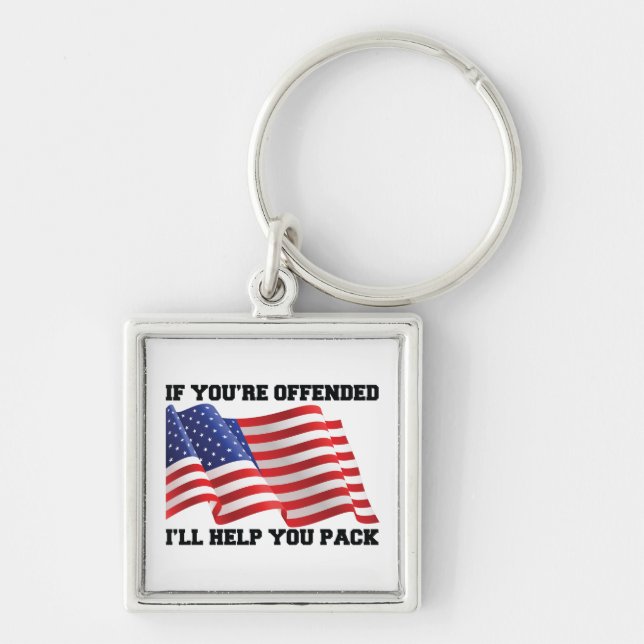 American patriot keychain (Front)