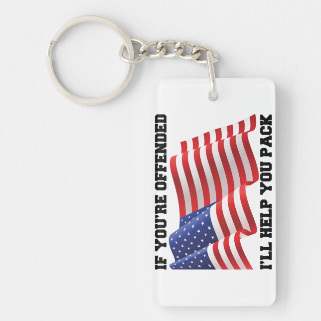 American patriot  keychain (Front)